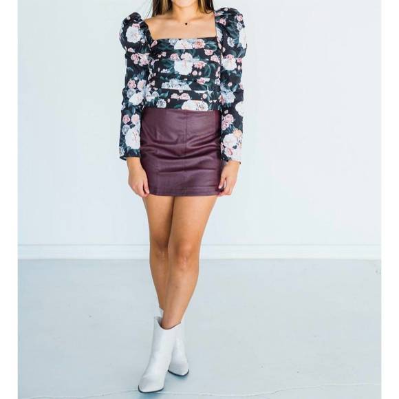 NEW BUDDYLOVE dutchess pleated long sleeve top in sleeping garden - Picture 5 of 5